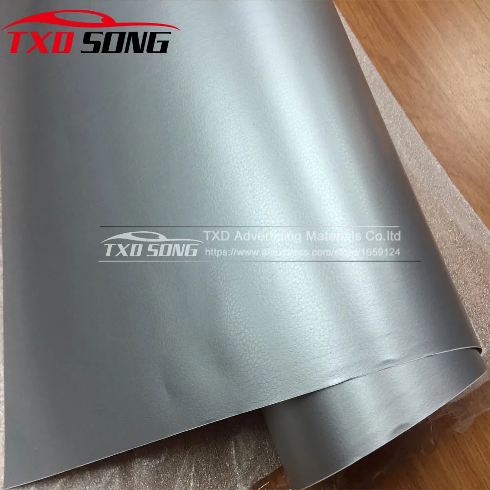 Buy Premium quality Silver Leather Vinyl film leather