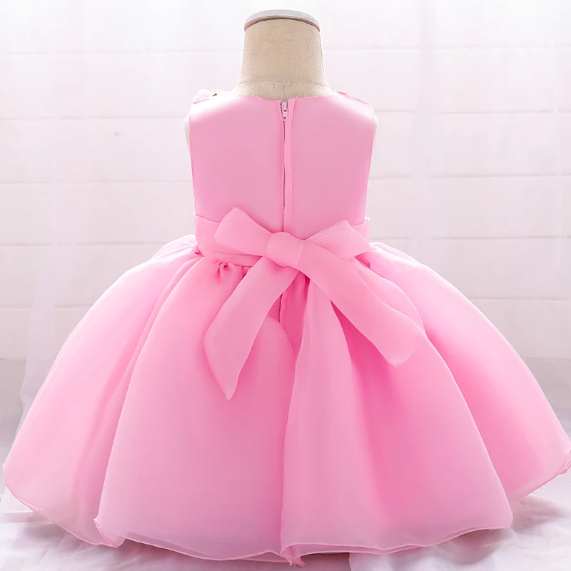2019 Summer Christening Dress For Baby Girl Dresses Party And Wedding Baptism Newborn Girl Clothes First Birthday Princess Dress