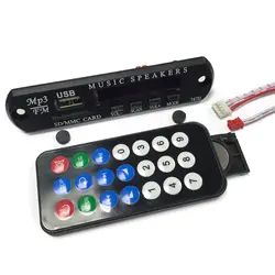 Новый Беспроводной 12 V MP3 WMA декодер доска аудио модуль TF USB Радио