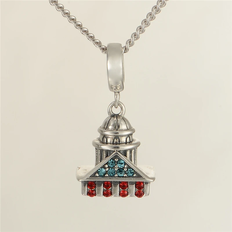 Стерлинговое Серебро 925 пробы кулон со стразами браслеты и de joyas bijoux модные