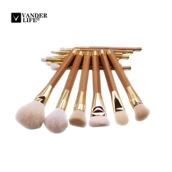 

VANDER LIFE 15 Pcs/set Makeup brushes Professional Beauty Eyebrow Blusher Foundation Cosmetic Make Up Brush Set Maquiagem
