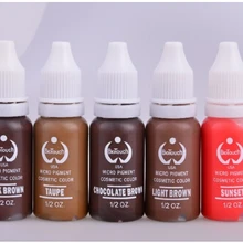 Высокое качество 5 шт помощь татуировки Постоянный макияж с микроволокном Красивая Татуировка чернила для татуажа