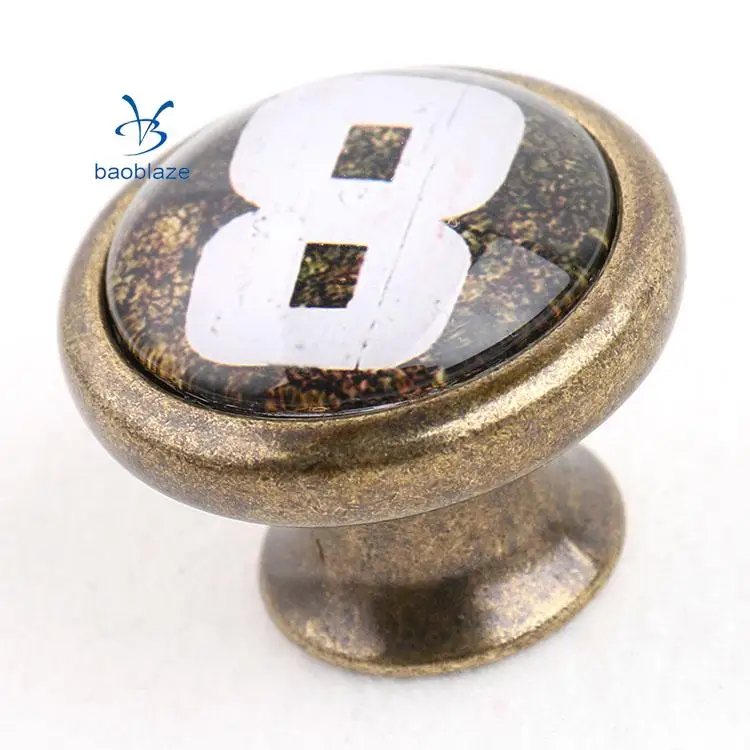 Set of 18 Number Cabinet Door Drawer Dresser Handle Pull Knob Hardware