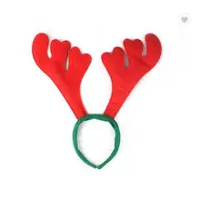 Оленьи рога мигающий Рождественский обручи с оленьими рогами