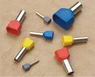 

1000pcs/pack TE1512 2*1.5 Twin cord terminal cable connector splice insulated terminal block wire cable ferrules