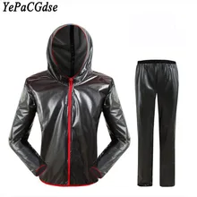 New waterproof raincoat suit men and women hooded poncho motorcycle waterproof mountaineering hiking raincoat S-3XL