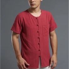 Летняя модная Высококачественная обувь стиральная хлопок белье дышащая мужская повседневная рубашка мужские рубашки свободные мужские рубашки