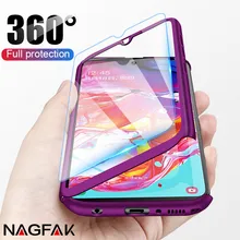 360 полный защитный чехол для телефона для Samsung Galaxy A40 A50 A60 A70 M30 M10 M20 A10 A20 A30 A5 A7 A6 A8 A9 A3 чехол
