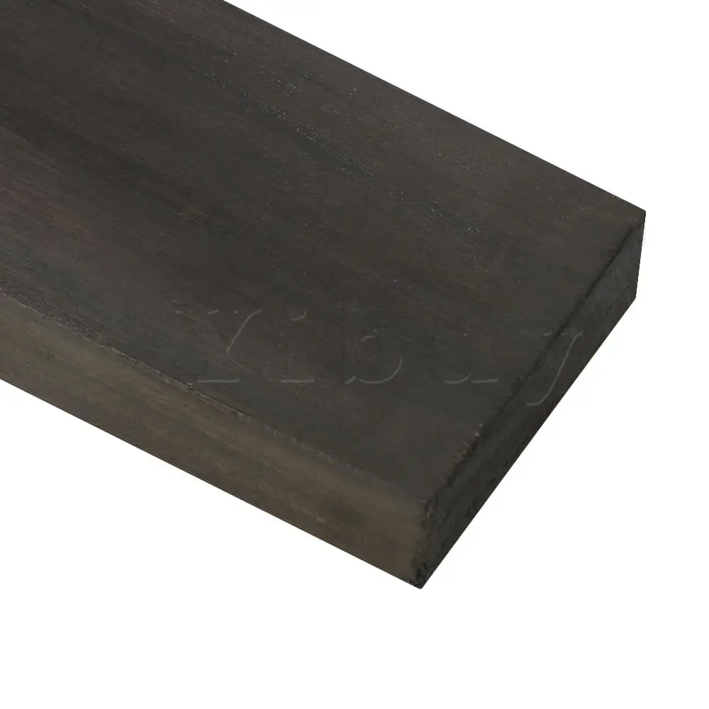 Yicomprar 21,5x4,7x1,6 cm Piano negro teclado madera Material instrumento de música hacer herramienta de accesorios DIY