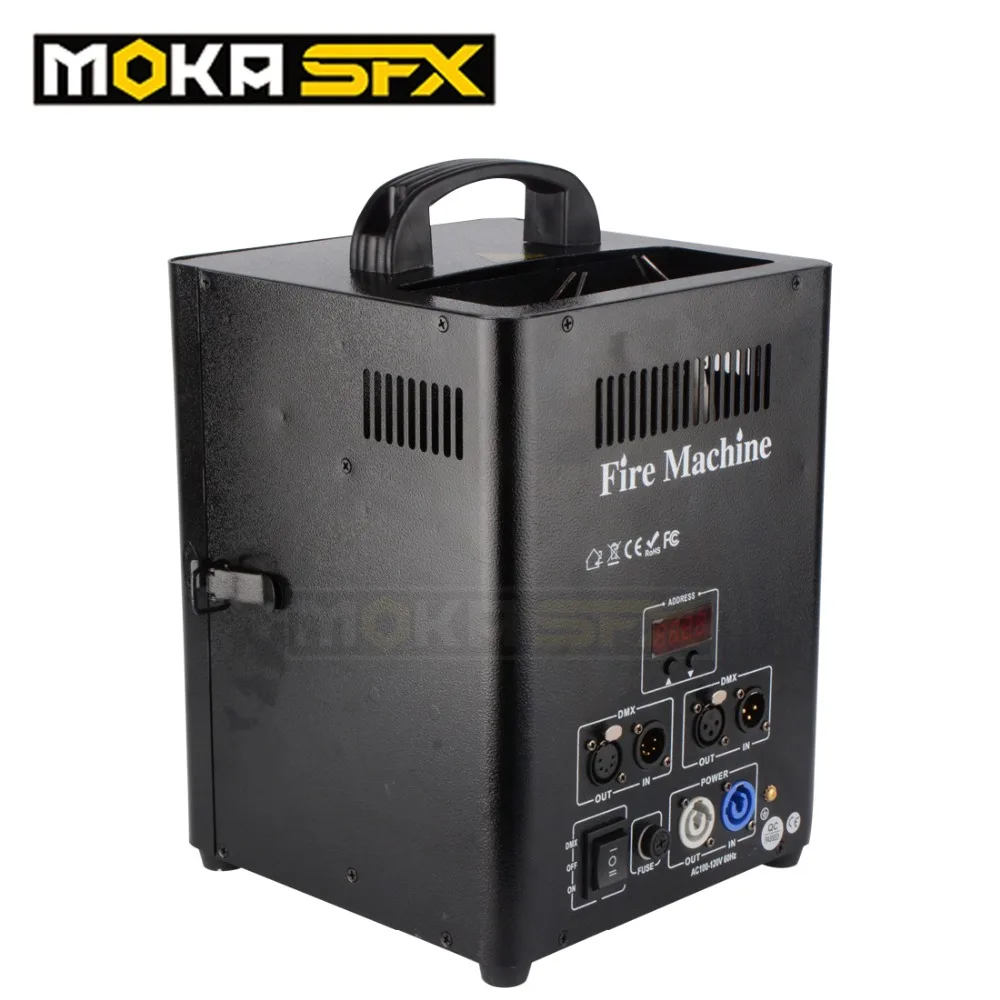 

Double Heads Spray Fire Machine DMX 512 Stage Flame Effect Fire Projector Flame Machine Stage Lighting Special Effects US Stock