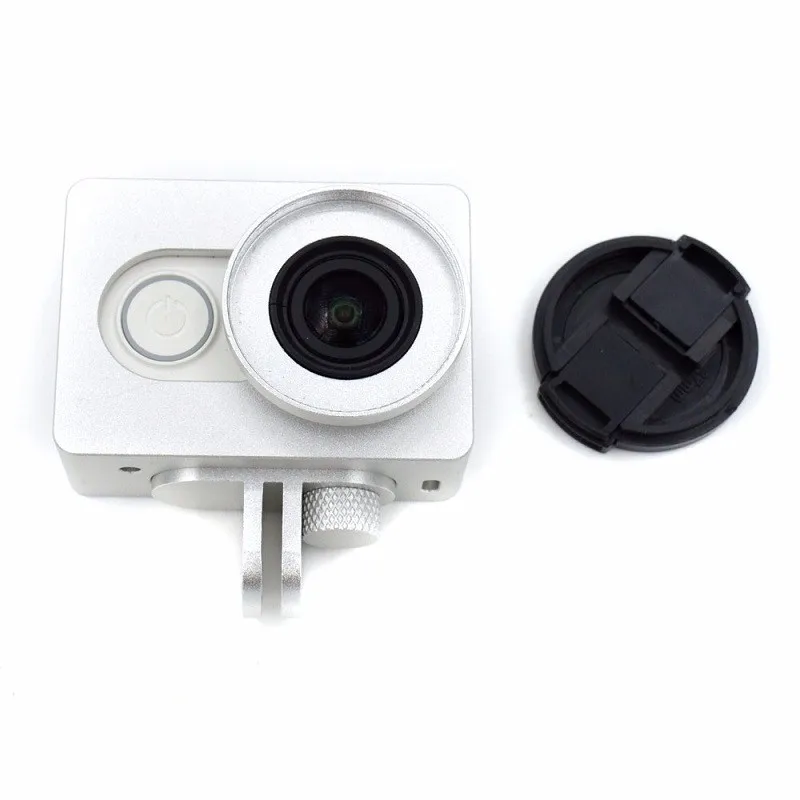 Sport-Camera-Accessories-Protective-Frame-Case-Lens-Cap-Cover-Aluminum-Alloy-for-Xiaomi-Yi-4K-Action (2)