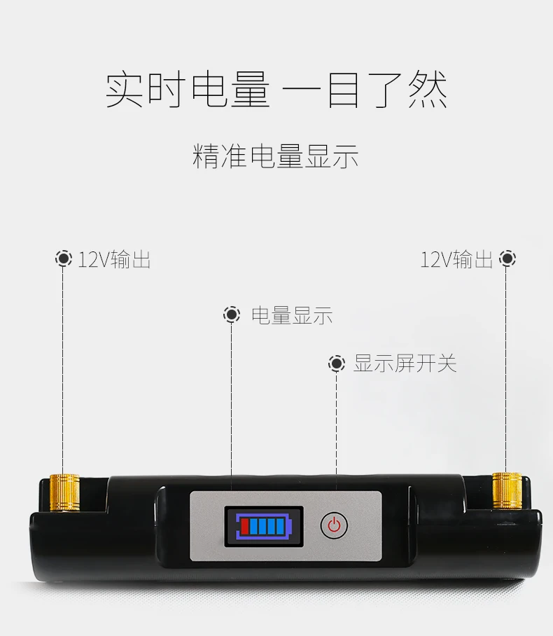 Высокая мощность полный водонепроницаемый 12V 100AH 120AH литий-полимерный аккумулятор Li-ion Батарея на использование опасных материалов в производстве электрического и электронного оборудования Инвертер/автомобиль включение/выключение с одной кнопкой на открытом воздухе аварийного зарядного устройства