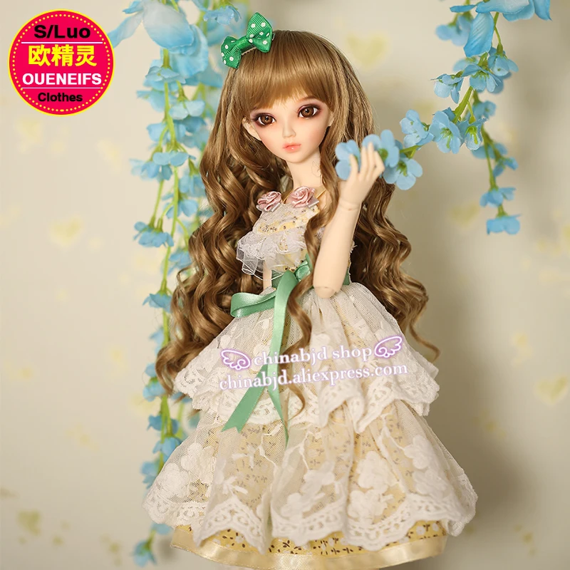 BJD одежда 1/4 юбка с цветочным рисунком для девочек BJD SD кукла для Minifee Fairyland Body YF4-103 кукла аксессуары