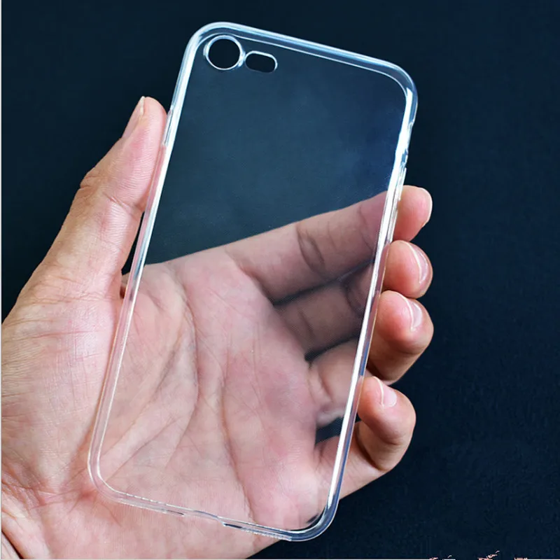 

2pcs Transparent Soft TPU shell Silicone Protective cases For iPhone X XR XSMAX 6 6S 7 8 plus