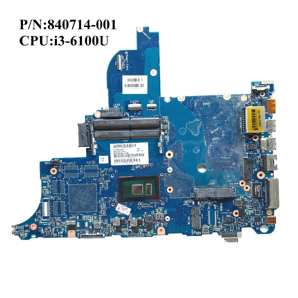 Материнская плата SZWXZY для ноутбука HP ProBook 640 G2 650 с I3-6100U 840714-001 840714-501 840714-601 DDR4