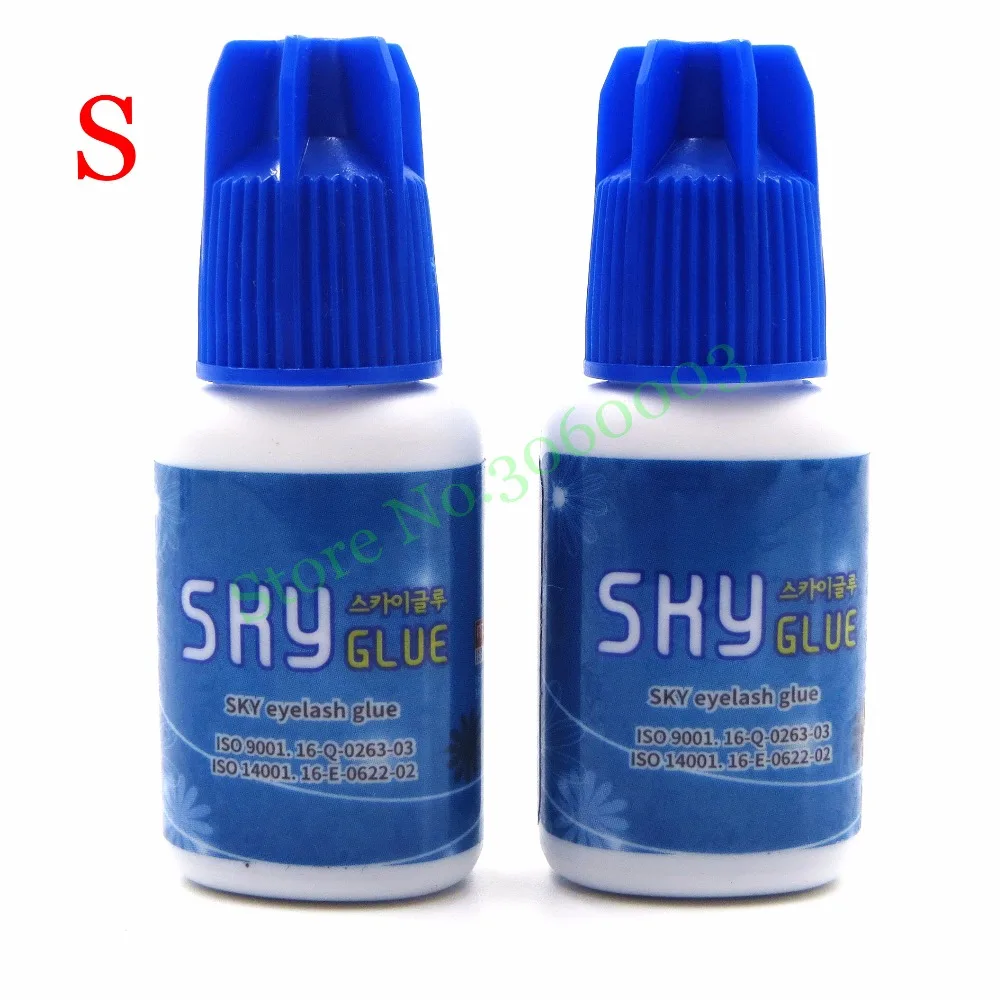 Free Shipping 2pcs Original Korea Sky Adhesive Glue S Type for Eyelash