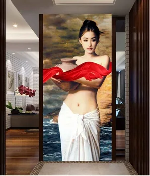 

3d room wallpaper custom mural non-woven picture 3d Beauty river filled with water porch painting photo 3d wall murals wallpaper