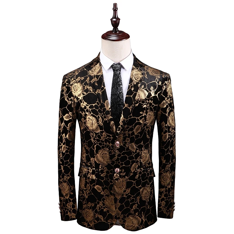 Super Quality Mens Fashion Dance Blazer Coats 3D Pattern Business Affairs Wedding Stage Suit Jackets Slim Coat M-5xl 12#35D50 Super Quality Mens Fashion Dance Blazer Coats 3D Pattern Business Affairs Wedding Stage Suit Jackets Slim Coat M-5xl 12#35D50