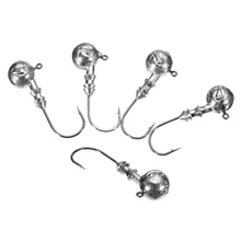 BMDT-5Pcs крючки металлическая свинцовая головка рыболовные приманки головки Твердые части 7 г