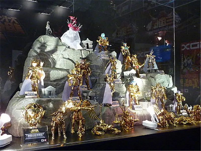 Парк развлечений Saint Seiya модель сцены золотой дворец зодиака с статуей папы атины