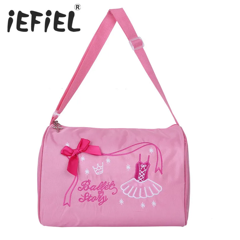 

iEFiEL Kids Girls Children Pink Ballet Bags For Girls Child Backpack For Dance Ballerina Kids Bags Ballet Bag Princess Dance Bag