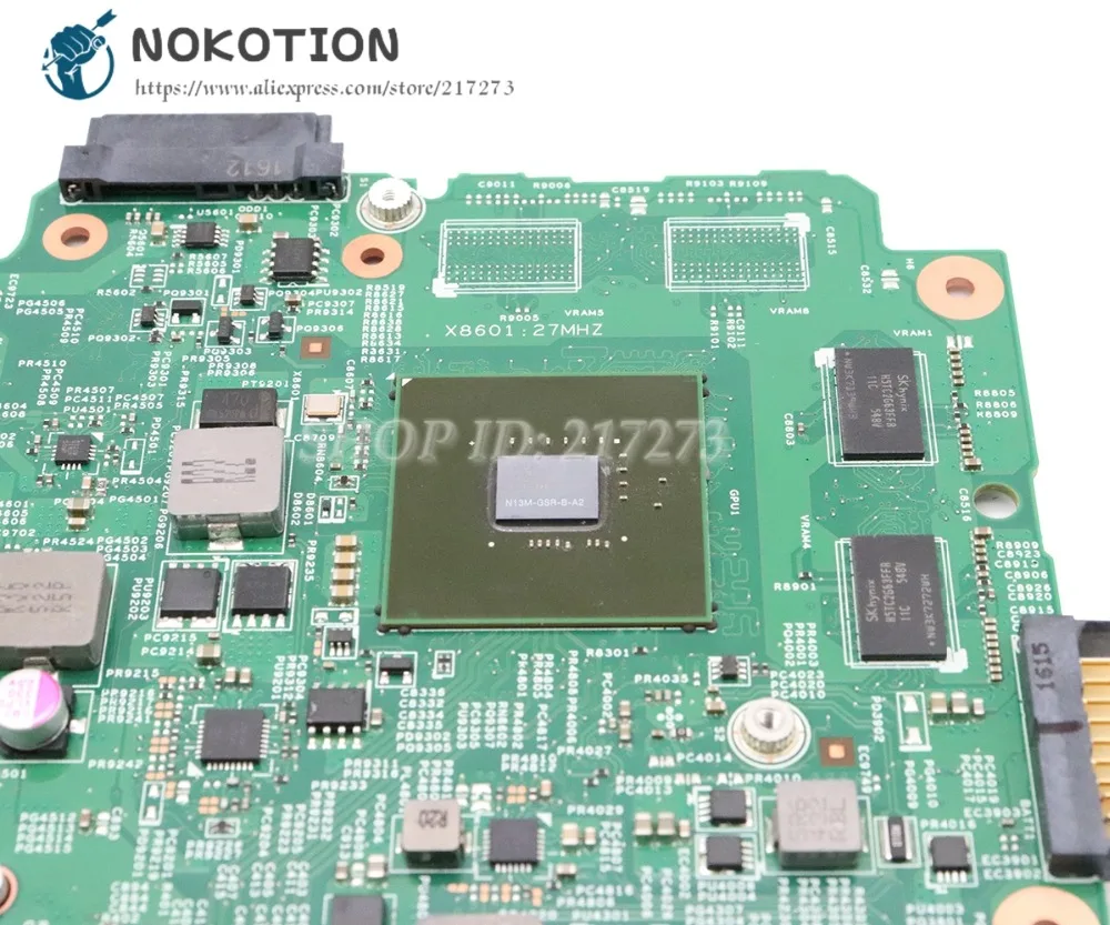 NOKOTION для Dell Inspiron 15R 3421 Материнская плата ноутбука SR0XL I5-3337U Процессор DDR3 GT625M графика CN-055NJX 055NJX 55NJX основная плата