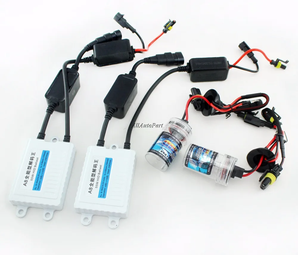

12V AC 55W Canbus Bright Fast Start Error Free HID Xenon Kit H1 H3 H4 H7 H8 H9 H11 9004 9005 9006 9007 H13