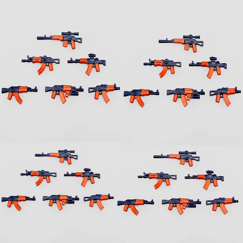 

21pcs MOC Weapon Pack LegoINGlys Military Building Blocks SWAT Police Soldiers Figure WW2 Gun Builder Series Army Accessory Toys