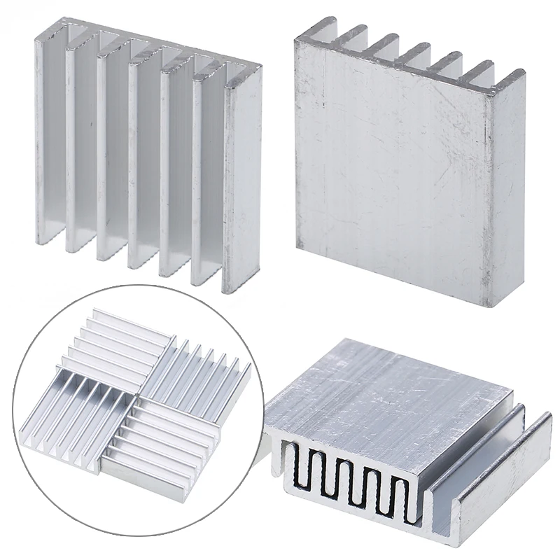 DWZ 10pcs 20mm*20mm*6mm Heat Sink Aluminum Heatsink Radiator