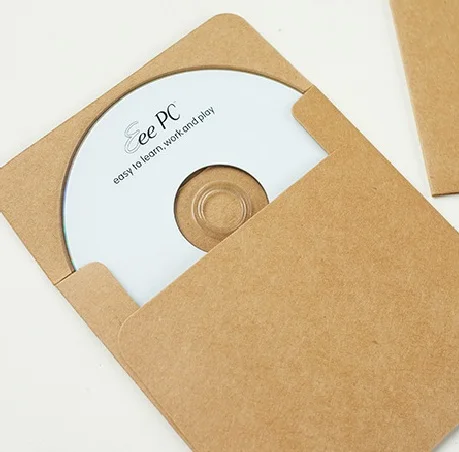 5 шт. квадратные крафт конверты для CD канцелярские принадлежности подарочные