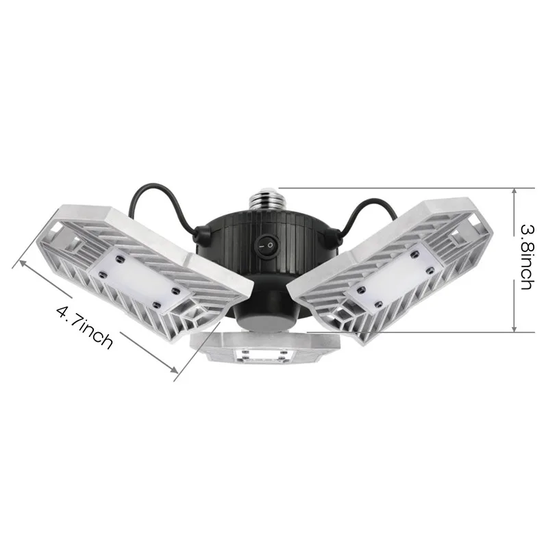 Us 499 5 50 Off 10x New 60w Motion Activated Ceiling Light For Garage Warehouse Workshop Basement High Power Led Light Bulb E26 E27 Ac 85 265v In