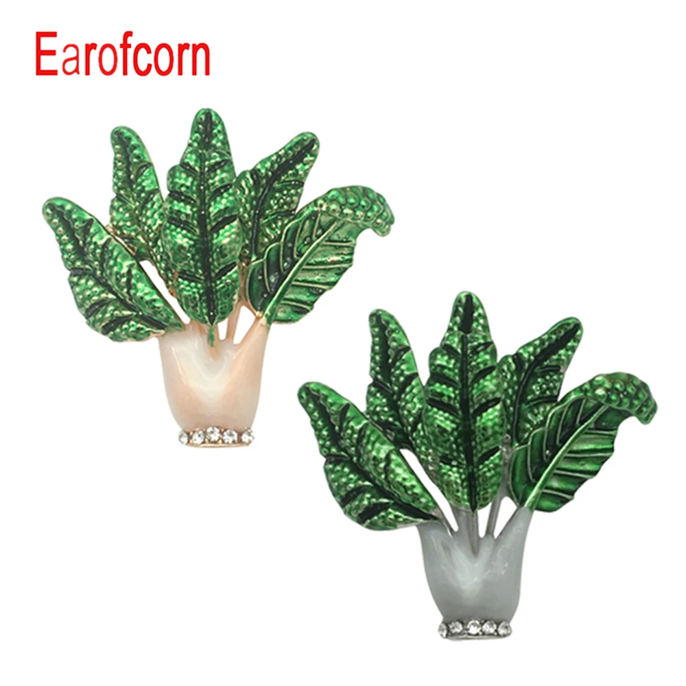 Earofcorn новая простая модная брошь из сплава в форме капли масла и овощей