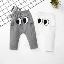 Модные детские штаны детские мягкие хлопковые повседневные леггинсы с героями мультфильмов Новинка года, осенняя одежда для новорожденных брюки для детей от 3 до 18 месяцев