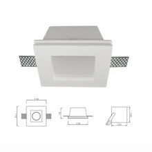 Элегантный ручной Гипсовый светильник, встроенный Гипсовый светильник, потолочный светильник светодиодный светильник, Светодиодный точечный светильник s, потолочный светильник