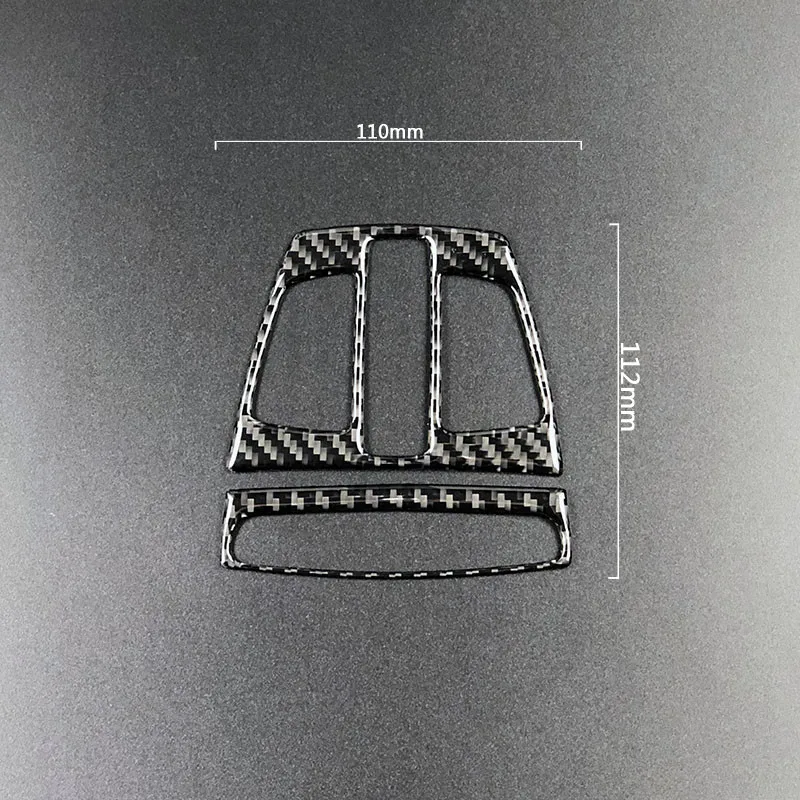 For bmw f20 f30 f34 f32 x1 x5 f15 x6 f16 Car Interior Dome Reading Light Decoration Frame Carbon Fiber Cover Trim Accessories (2)