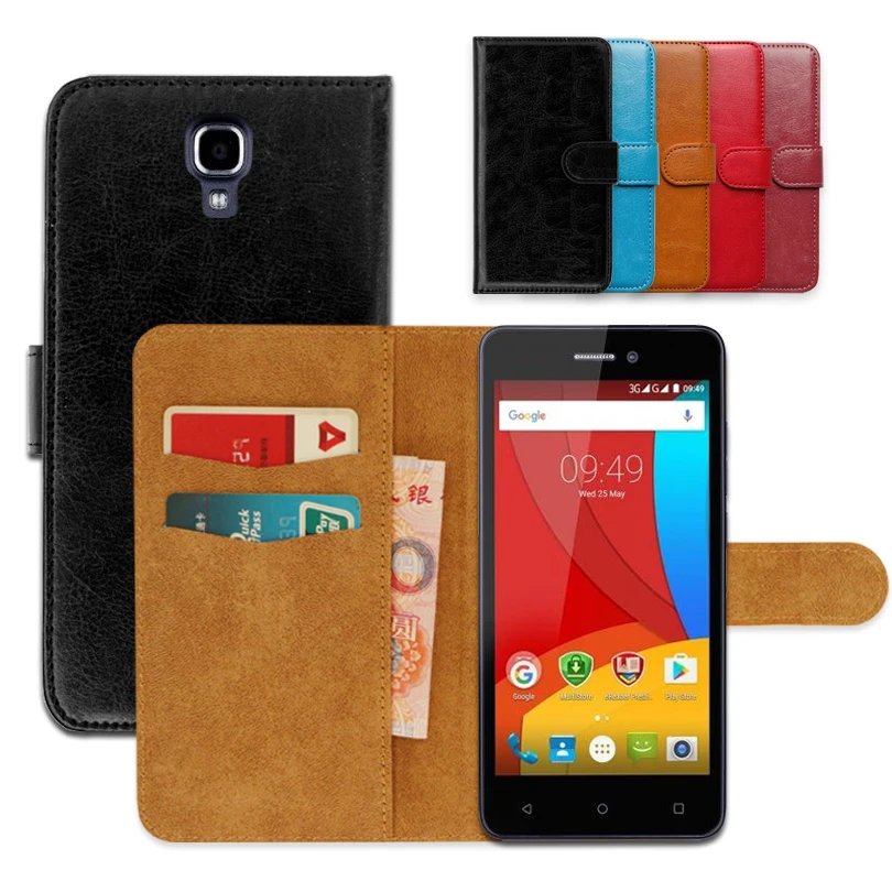 

On Prestigio Muze K5 Luxury Leather Exclusive Slip-resistant Flip wallet case for Prestigio Muze K5 LTE Phone Cover,book case