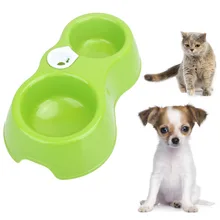 Durable Plastic Automatic Pet Feeder Water Food Dispenser Puppy Dog Drinking Bowl Double Use for Dog Cats