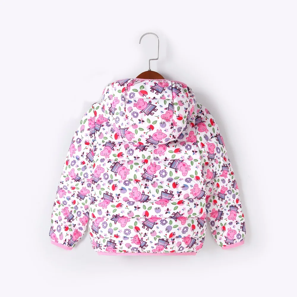 Girls Clothing Jackets 2017 New Brand Baby Girls Winter Coats Children's Warm Outerwear Windbreakers Down Parka Cute Pig 2-12Y (3)