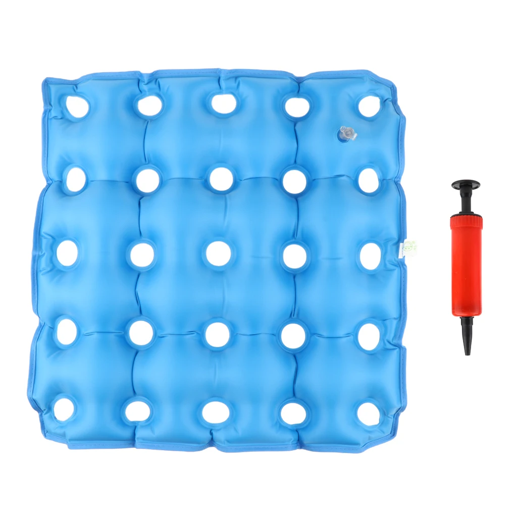 Inflatable Cushion Seat Chair Wheelchair Pillow Pad Orthopedic Support Pad for Tailbone Bed Sores Sciatica Pain Sore Relief