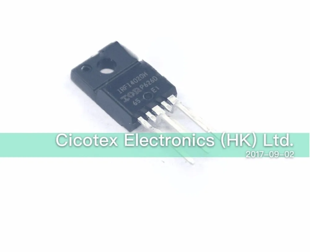 

5pcs/lot IRFI4020H-117P TO-220F MOSFET 2N-CH 200V 9.1A TO-220FP IRFI4020H117P IRF14020H