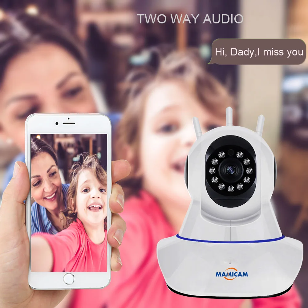  2MP WIFI IP Camera 1080P WiFi Wireless Surveillance Cameras P2P Security CCTV Network PTZ Cam 3 Ant - 32998359462