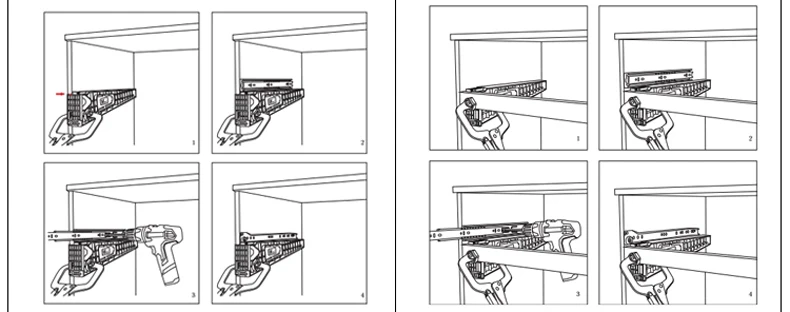 Направляющая для установки ящика, набор для крепления шкафа, вспомогательный держатель для позиционирования, деревообрабатывающий Столярный ящик для инструментов, направляющий кронштейн