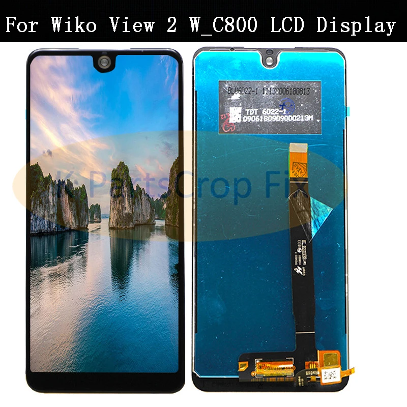 

For Wiko View 2 w_c800 LCD Display with Touch Screen Digitizer Mobile Phone Accessories For Wiko View 2 Lcd W_C800 LCD Display