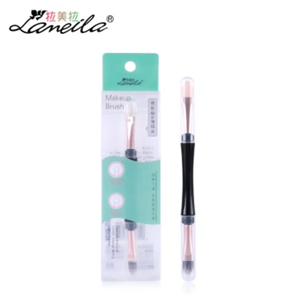 

LAMEILA Professional Double Head Eyeshadow Brushes Cosmetic Tool Dual Sides Eyeshadow Sponge Brushes Makeup Applicator