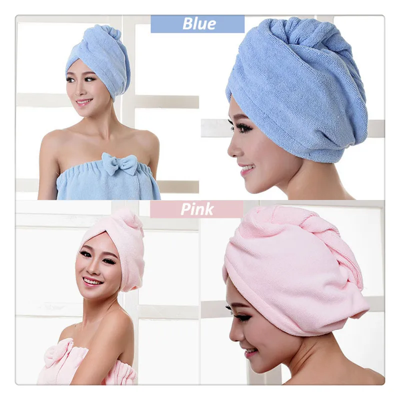 Полотенце из микрофибры для волос женское однотонное Вишневое красное синее розовое быстросохнущее Впитывающее банное полотенце s для взрослых банное полотенце для пляжа путешествий