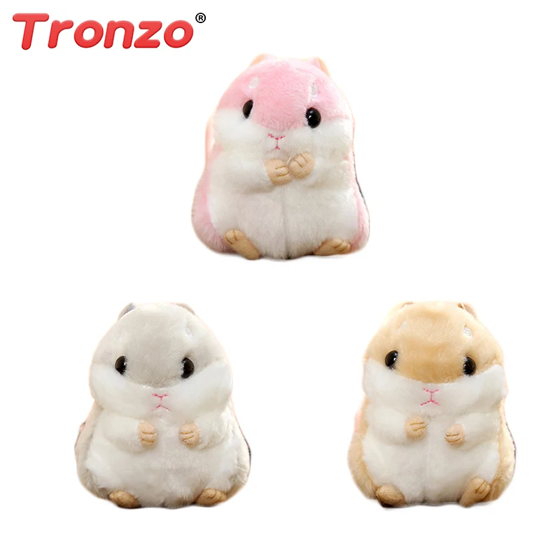 Tronzo 1 шт. 10 см Kawaii Мини хомяк плюшевый брелок мягкие игрушки в виде животных