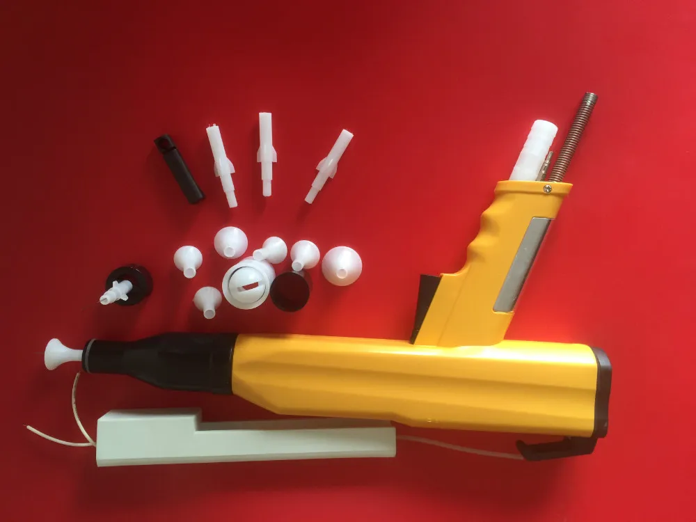 KCI 2009 electrostatic powder coating spray gun+KCI cascade+nozzlein