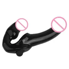 Double Ended Silicone Vibrator G-spot Massage Stimulation Adult Sex Toys Masturbation For Women