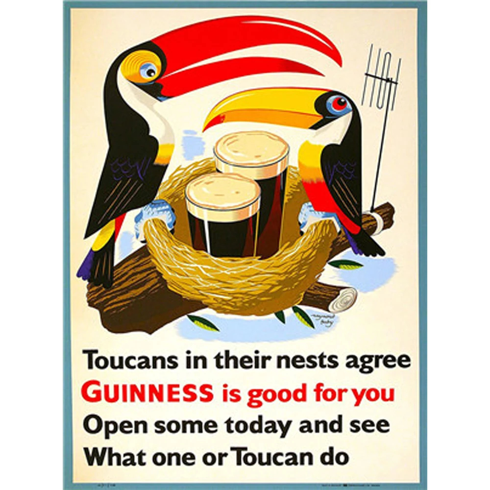 

Guinness Vintage Tin Sign Bar Pub Home Wall Decor Retro Metal Art Beer Coffee Poster Plate 1001(989)