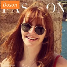 Классические круглые Винтажные Солнцезащитные очки для женщин и мужчин, модные зеркальные ретро очки для вождения, женские солнцезащитные очки Oculos De Sol